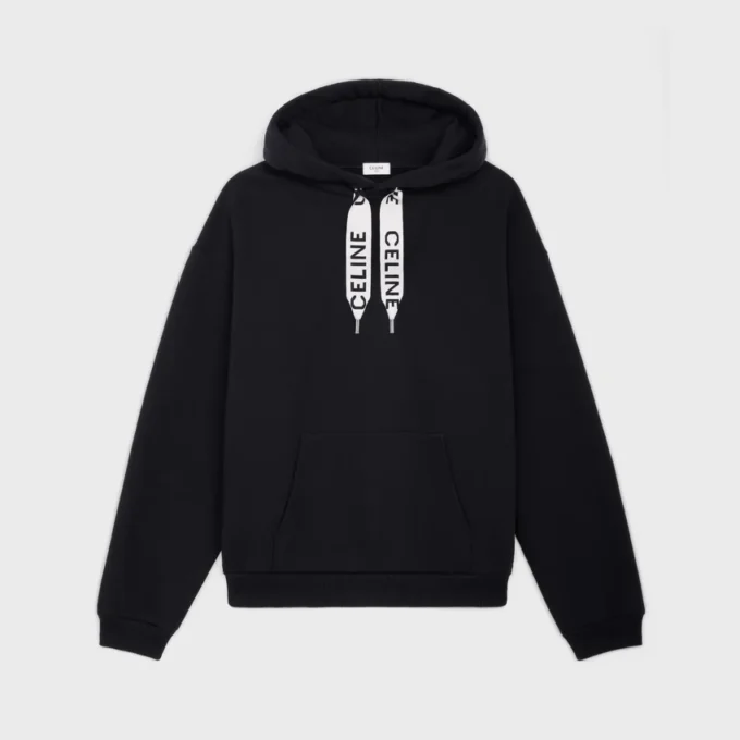 CELINE losse hoodie van katoenfleece