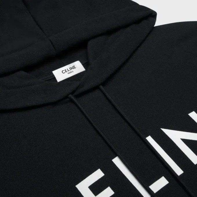 CELINE losse hoodie van katoenfleece
