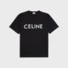 CELINE losvallend T-shirt van katoen jersey