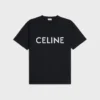 CELINE losvallend T-shirt van katoen jersey