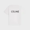 CELINE losvallend T-shirt van katoen jersey