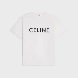 CELINE losvallend T-shirt van katoen jersey