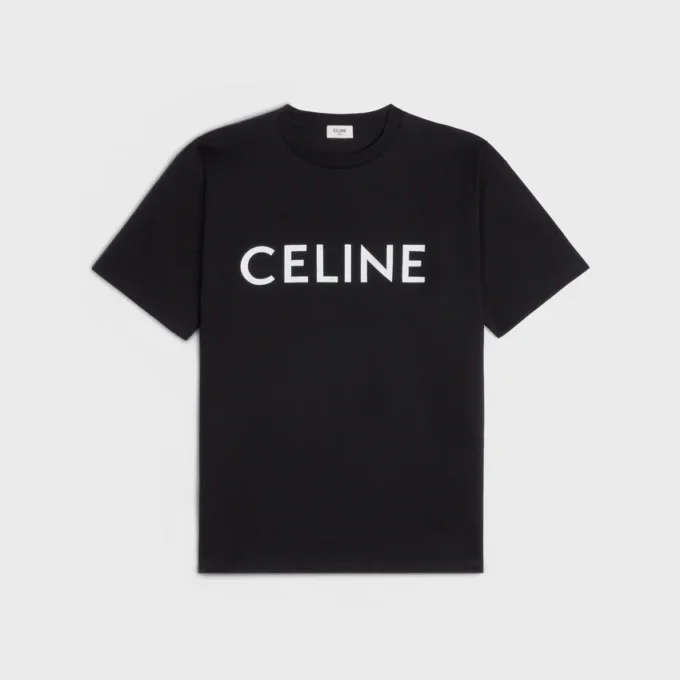 CELINE losvallend T-shirt van katoen jersey
