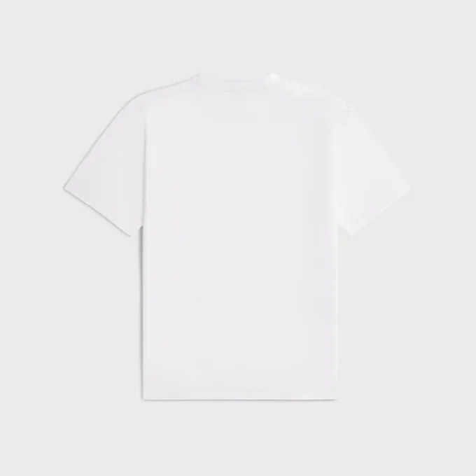 CELINE losvallend T-shirt van katoen jersey