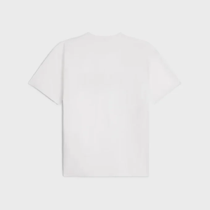 CELINE losvallend T-shirt van katoen jersey