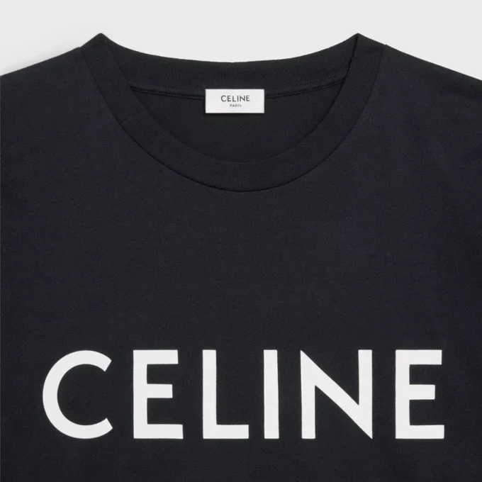 CELINE losvallend T-shirt van katoen jersey