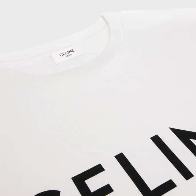 CELINE losvallend T-shirt van katoen jersey