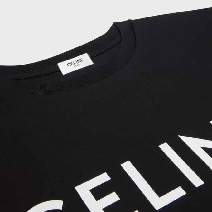 CELINE losvallend T-shirt van katoen jersey