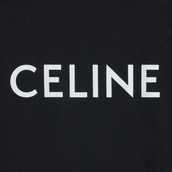 CELINE losvallend T-shirt van katoen jersey