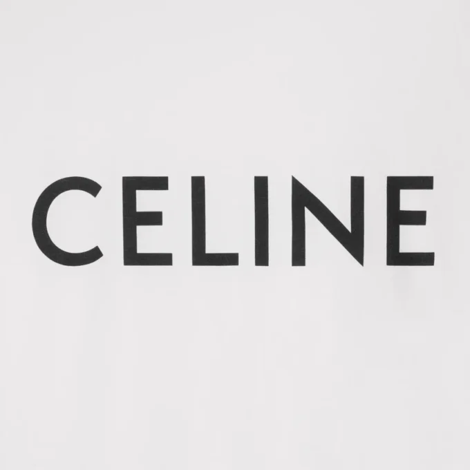 CELINE losvallend T-shirt van katoen jersey