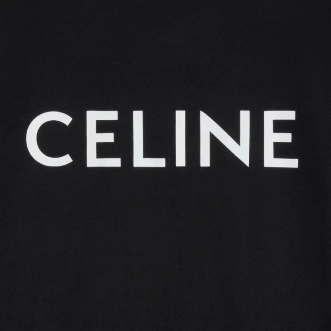 CELINE losvallend T-shirt van katoen jersey