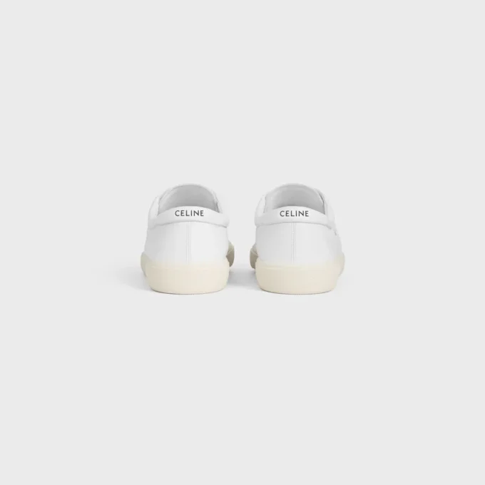 CELINE Lou lage vetersneaker met Triomphe-logo van lamsleer
