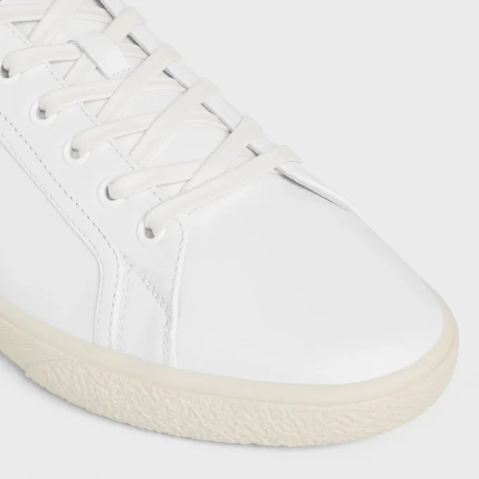 CELINE Lou lage vetersneaker met Triomphe-logo van lamsleer