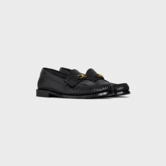 Celine Luco Loafer van gepolijst stierenleer