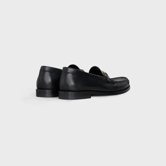 Celine Luco Loafer van gepolijst stierenleer