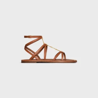 CELINE Lympia sandalen met bandjes en juwelen  in kalfsleer