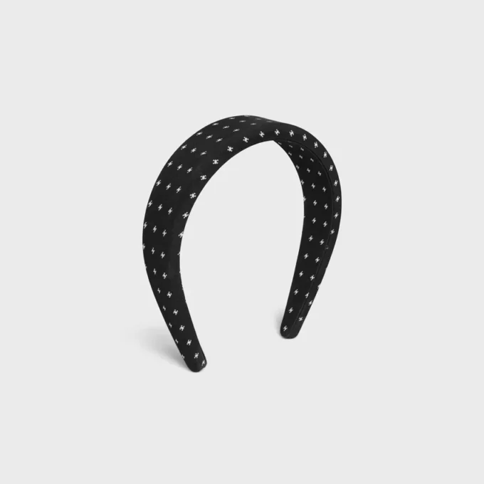 CELINE Micro Triomphe-hoofdband van zijde