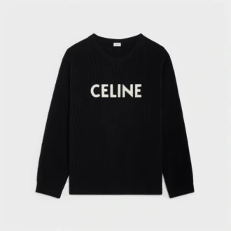 CELINE oversized trui van geribde wol
