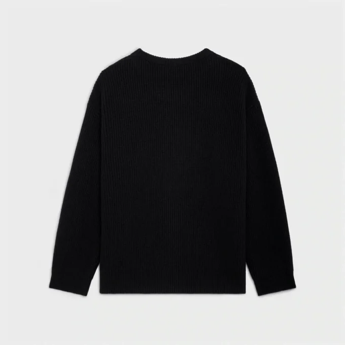 CELINE oversized trui van geribde wol