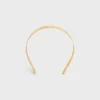 CELINE Paris dunne haarband in staal
