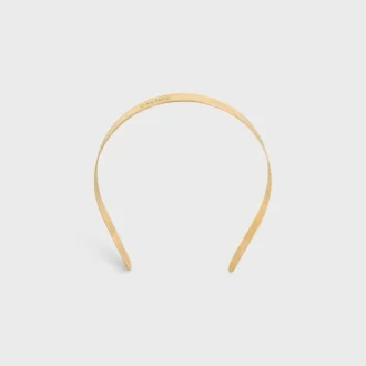 CELINE Paris dunne haarband in staal