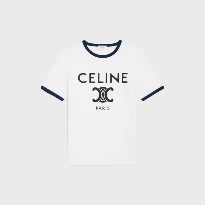 CELINE Paris T-shirt van katoenjersey