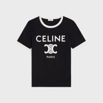 CELINE Paris T-shirt van katoenjersey