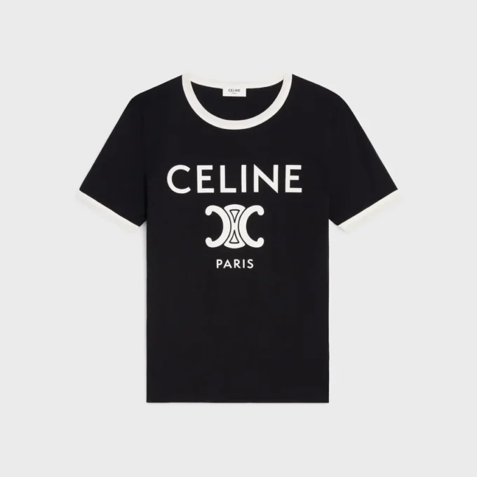 CELINE Paris T-shirt van katoenjersey