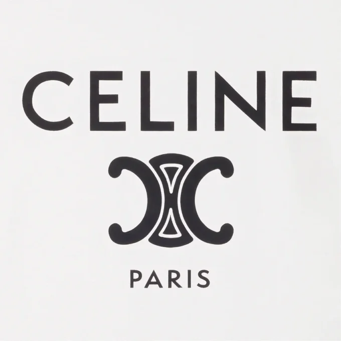 CELINE Paris T-shirt van katoenjersey
