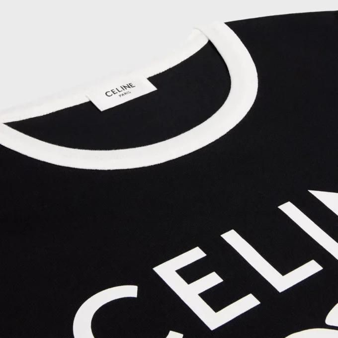 CELINE Paris T-shirt van katoenjersey