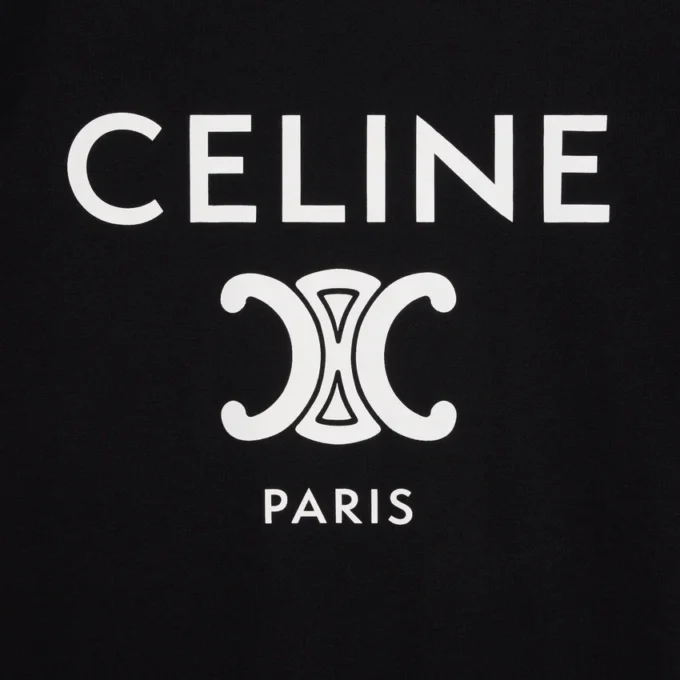 CELINE Paris T-shirt van katoenjersey