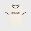 CELINE Regular T-shirt van katoenen jersey