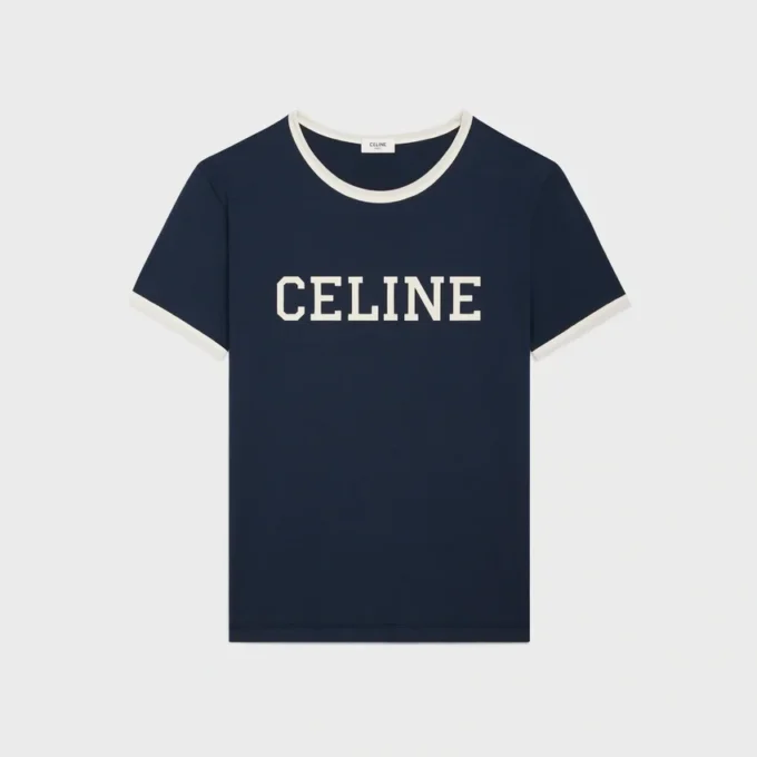 CELINE Regular T-shirt van katoenen jersey
