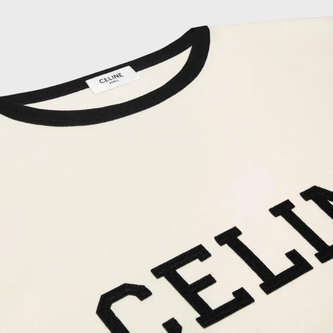 CELINE Regular T-shirt van katoenen jersey