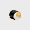 CELINE Ribbon grote manchet in email en messing met gouden afwerking