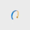 CELINE Ribbon Small Cuff in email en messing met gouden afwerking