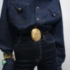 CELINE-riem 13 mm van Taurillon-leer