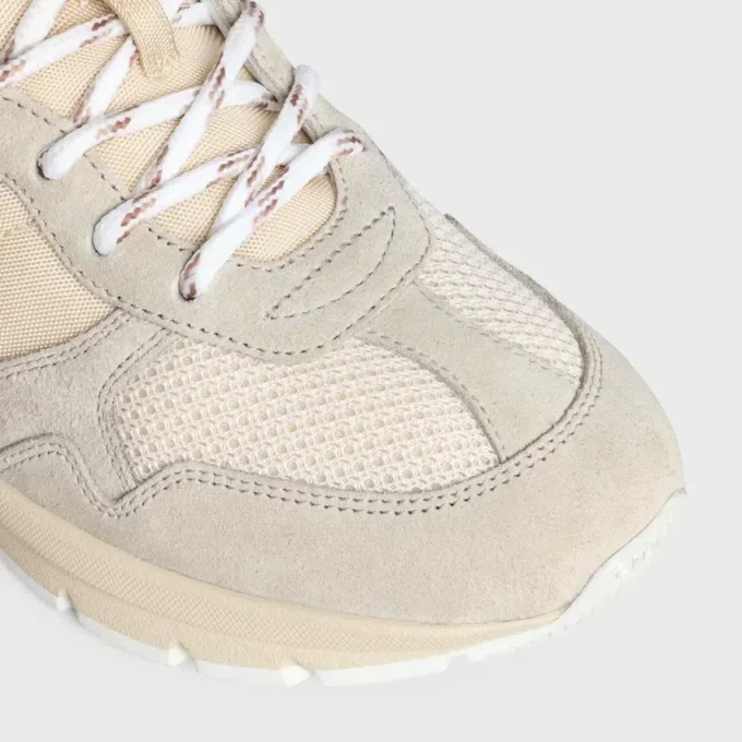 CELINE Runner Cr-04 Sneaker van nylon, mesh, kalfsleer en suède kalfsleer