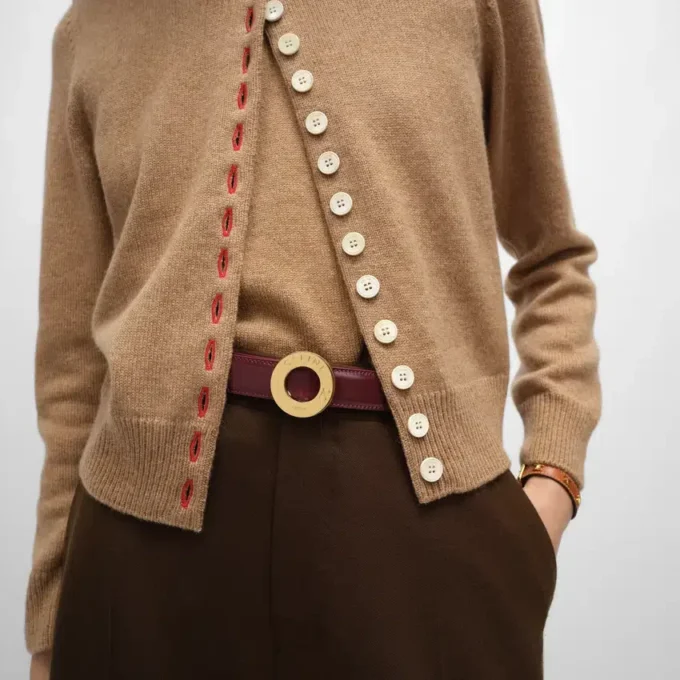 CELINE schijfgesp & omkeerbare riem 25 mm