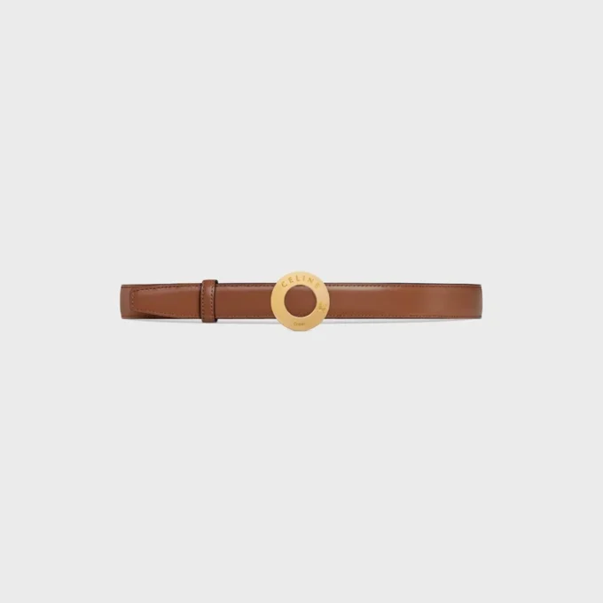 CELINE schijfgesp & omkeerbare riem 25 mm