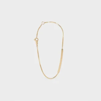 CELINE Sentimental rechte armband in geelgoud en diamant