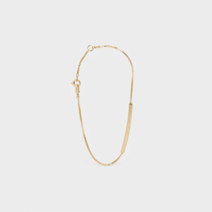 CELINE Sentimental rechte armband in geelgoud en diamant
