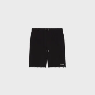 CELINE-short van katoenfleece