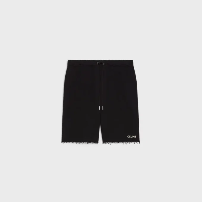 CELINE-short van katoenfleece
