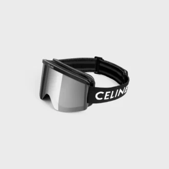 CELINE skibril van gespoten nylon met spiegelglazen