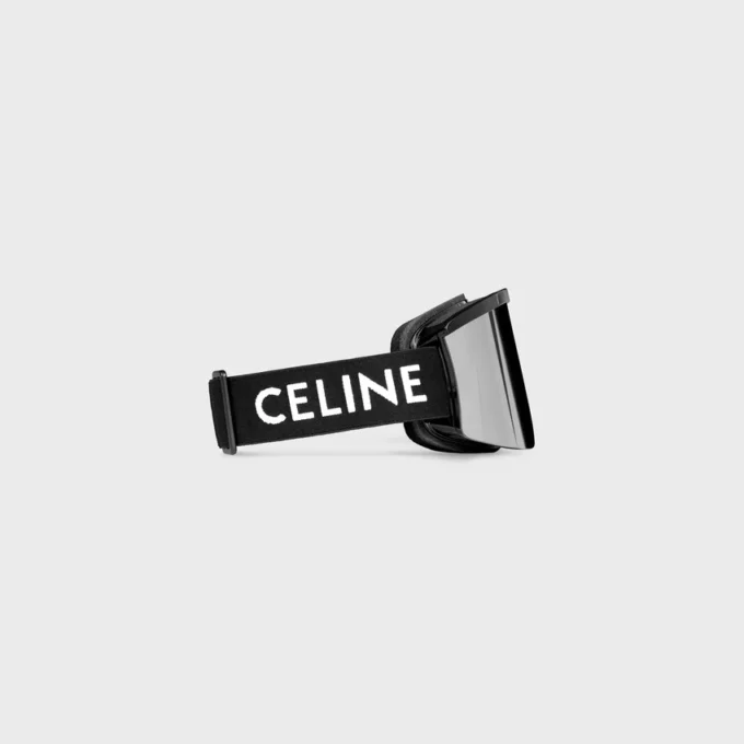 CELINE skibril van gespoten nylon met spiegelglazen