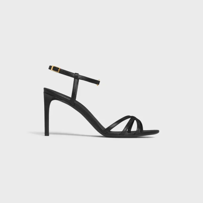 CELINE Soir-sandaal van lamsleer