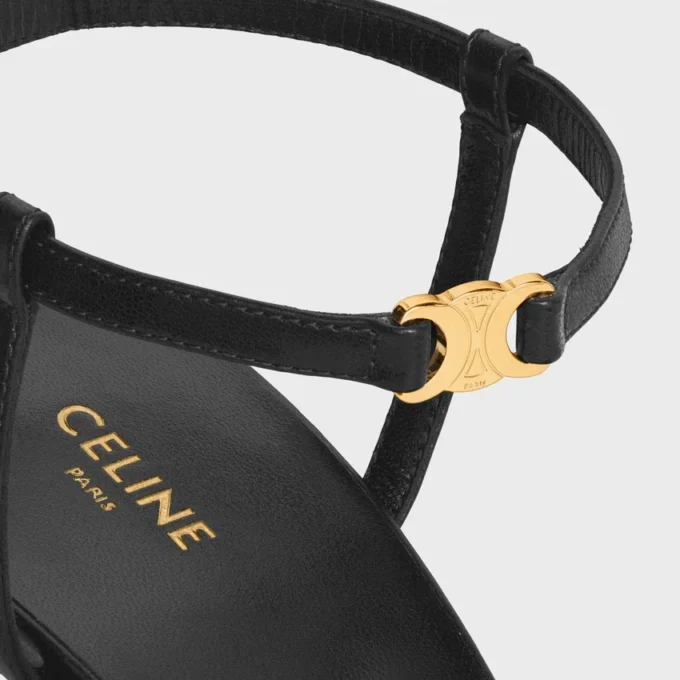 CELINE Soir-sandaal van lamsleer