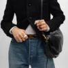 CELINE Sulky-ring van email en messing met rhodiumafwerking