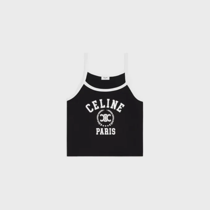 CELINE tanktop van katoenjersey
